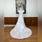 Beautiful Vintage Y2K Eternity Satin Ruched Wedding Gown! White Size 10 Photo 4