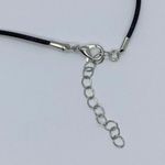 Handmade Black Wax Green Elephant Necklace Photo 6