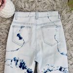 NEW Bleach Dye Skinny Jeans Blue Size 24 Photo 4