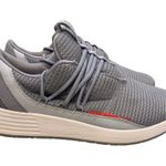 Under Armour UA Womens Breathe Lace Sneakers Size 7.5 3022163-400 Gray/Orange Photo 2