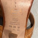 Schutz  Natalie Brown Leather Medallion Sandals Heels Photo 6