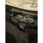 One Teaspoon Black Pants Quilted Detail Zipper Accents Size‎ 14 Photo 2