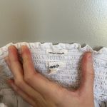 Aerie  White Smocked Halter Dress Photo 3