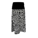 Coco Bianco Vintage Maxi Skirt Size S Y2K Black Elastic Waist Boho Indie Career Photo 1