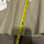 Derek Lam  Collective Khaki Beige V neck Midi Dress With Lace Accents Photo 7