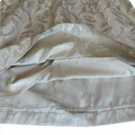 American Eagle  Jacquard Strapless Mini Dress Ivory Soft Gold Metallic Womens 14 Photo 4