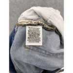 PINK - Victoria's Secret  Women's Blue Denim Shorts Shorties 6 Cotton Distressed Photo 4