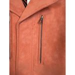 Desigual New  Multi-Pocket Zip Front Jacket Coat Cinched Waist Salmon Pink Sz M Photo 2