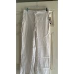 Chelsea & Theodore Womens Linen Pants Color Cloud White Size Small New Sku 1028 Photo 13