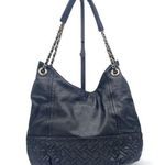 Big Buddha Black Hobo Shoulder Bag Chain Strap Faux Leather Large Slouchy Purse Photo 0