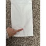 J. McLaughlin Rainey Front Slit Straight Leg Front Seam Kick Flare White Jean 14 Photo 12