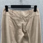 Banana Republic  Wide Leg Trouser Pants Women 0 Tan Wool Silk Blend Lined Pockets Photo 4
