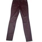 Good American  Better Than Leather Malbec Faux Leather High Rise Leggings Photo 6