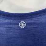 Gaiam NWOT  women's navy blue sleeveless tie hem stretch loose active tank top XL Photo 4