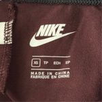 Nike  Air Leggings Womens XS Maroon Logo Spellout Activewear Athleisure Photo 5