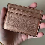 Aimee Kestenberg Aimme Kestenberg genuine leather metallic bronze cardholder Photo 1