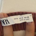 ZARA Women's Rust Stretch Knit Bralette Size S Photo 2