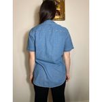 Vintage Bobbie Brooks Denim Cat Shortsleeve Shirt Size M Blue Size M Photo 5