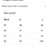 Lacoste  Women’s Shirt size 38 excellent condition color pink Photo 12