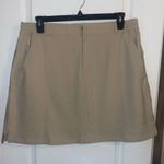 Baleaf Khaki Lined Skort Athletic/ Golf/Tennis Skirt Zip Up Pockets Size 2XL NWT Photo 0