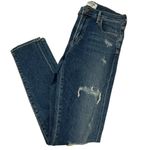 AGOLDE  Sophie High Rise Skinny Size 28 Denim Jeans Blue Distressed 90's Retro Photo 13