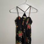 American Eagle Sleeveless Midi Dress Black Floral 0 Photo 2