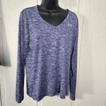 Under Armour Under Armor Purple Active Long Sleeve V Neck Top No Size EUC Photo 1