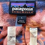 Patagonia  Synchilla Snap-T Fleece Pullover Canyon Block Sisu Brown Large EUC Photo 5