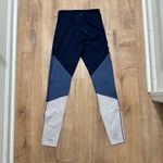Old Navy  ACTIVE | Go Dry Navy Blue Colorblock Athletic Workout Leggings Photo 2