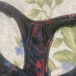 Avia  Molded Cup Sports Bra Black Floral Abstract Print Women’s Size Large Photo 2