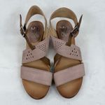 Miz Mooz New York City Cienna Women's Leather Heeled Sandals - Size 10 - Mauve Photo 1