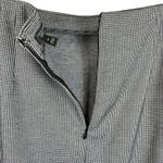 Ann Taylor Black White Houndstooth Bow Detail Knee Length Skirt Size 12P Photo 3