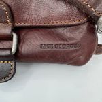 Jack Georges crossbody bag voyager collection mini brown leather purse Photo 3