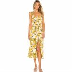 l*space L* Yellow Mykonos in Ibiza Floral Dress Size Small Photo 4