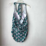 Boden USA Boden Levanzo Halter Green Paisley Print Halter One Piece Swimsuit 12 NWT Photo 4