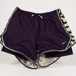 Nike Womens Dri-Fit Running Shorts Size S Purple & Zebra Print Photo 0