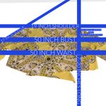 ROSEY TOMATO YELLOW & BLACK LIGHTWEIGHT PAISLEY PRINT BOLERO COVER (3X) Photo 10