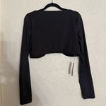 SKIMS NWT  Swim Long Sleeve Shrug in Black Size XL Photo 3