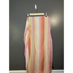 Vivante by VSA Scarf Womens One Size Multicolor Striped Organic Cotton Wrap Photo 3