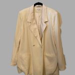 We Wore What  Cream Intusive Blazer Romper Photo 3