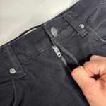 Reformation  Liza Slit Hem Ultra High Rise Straight Long Black Jeans 26 Photo 6