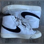 Nike White and Black High-Top Sneakers US 7.5 Photo 2