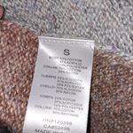 Ellen Tracy  Gray and Tan Open Front Sweater Vest Size Small Photo 3