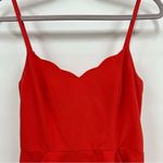 Market & Spruce NWT  S orange red coral dress spaghetti straps open back pockets Photo 4