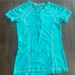 Athleta  1/4 Zip Short Sleeve Pacifica Rash Guard - Size S Photo 0
