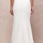 Lulus NWT  Feeling of Forever White Sleeveless Mermaid Maxi Dress Size Medium Photo 1