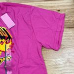 Women's Pink Cropped Short Sleeve Hot Cheetos Graphic T Photo 5
