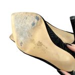 ZARA Basics Black Velvet Embellished Stiletto Heels EU 38 US 8 Photo 6