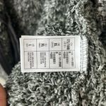 Disney  Parks Mickey Mouse Fleece Sherpa  Zip Up Jacket  D Logo Gray Adult Sz L Photo 3