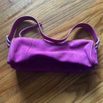 Ann Taylor Vintage Purple Suede Baguette Bag – Genuine Leather Photo 1